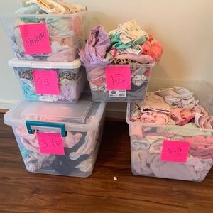 Giant lot of baby clothes
